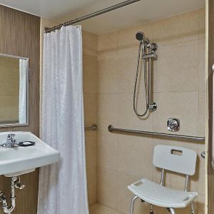 Room withTwo Double Beds Mobility or Hearing Access Roll Shower Non-Smoking