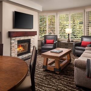 Two-Bedroom Villa Fireplace