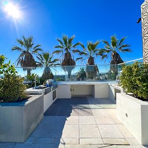 Downtown Los Angeles Skyline Balcony View Modern Penthouse