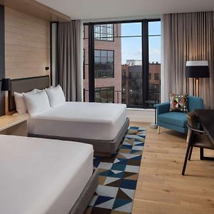 Queen Room Two Queen Beds Steel District View