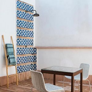 Blanca y azul Junior Suite